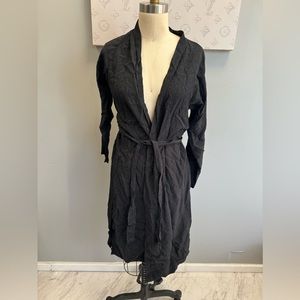 Ellen Fisher- black midi dress e106-4